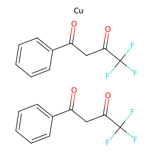 Copper,4,4-trifluoro-1-phenyl-1,3-butanedionato)- structure
