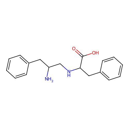 2-[(2-Amino-3-phenylpropyl)amino]-3-phenylpropanoic acid structure