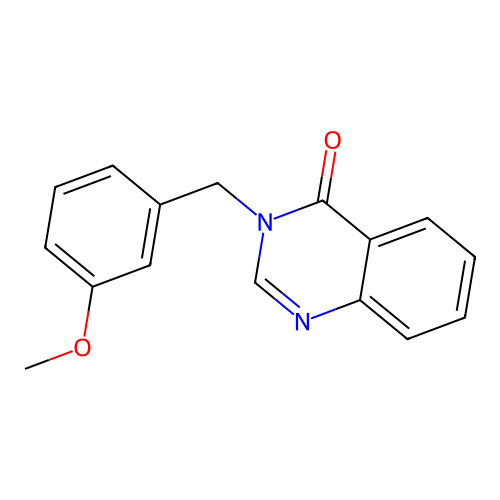 4(3h)-Quinazolinone,3-[(3-methoxyphenyl)methyl]- structure