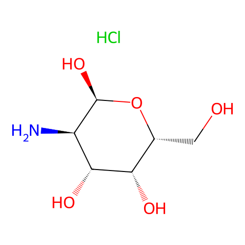 2-Amino-2-deoxy-alpha-D-galactose hydrochloride structure