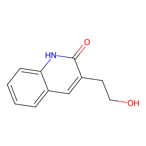1,2-Dihydro-3-(2-hydroxyethyl)-2-oxoquinoline structure
