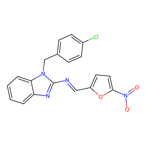 C19H13ClN4O3 structure