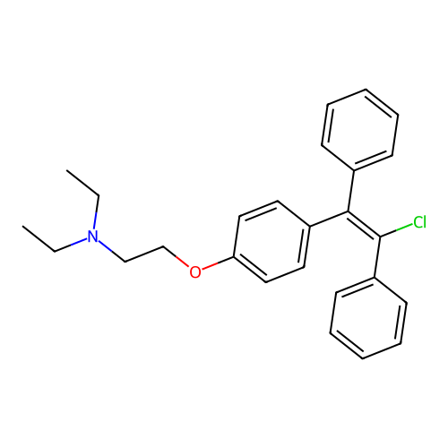 Enclomiphene structure
