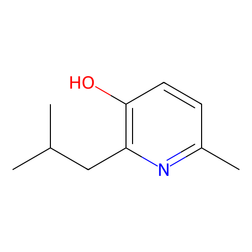 6-Methyl-2-(2-methylpropyl)pyridin-3-ol structure