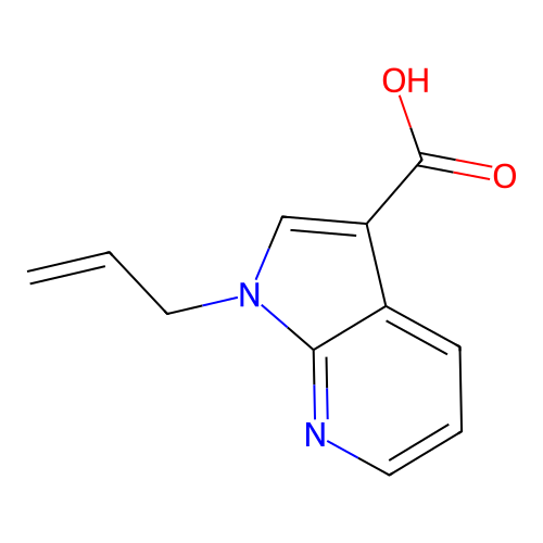 1H-Pyrrolo[2,3-b]pyridine-3-carboxylic acid, 1-(2-propen-1-yl)- structure