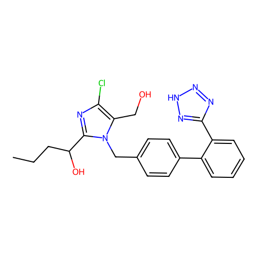 Losartan metabolite M5 structure