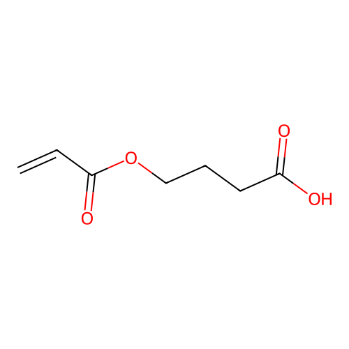 Butanoic acid, 4-[(1-oxo-2-propenyl)oxy]- structure