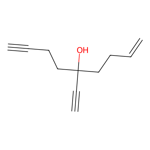 5-Ethynylnon-1-en-8-yn-5-ol structure