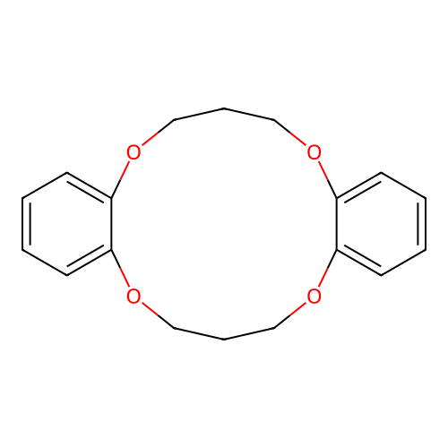 7,8,16,17-tetrahydro-6H,15H-dibenzo[b,i][1,4,8,11]tetraoxacyclotetradecine structure