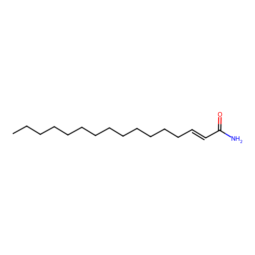 Hexadecenamide structure