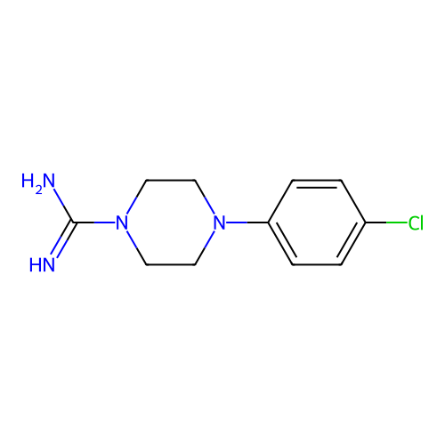 4-(4-Chlorophenyl)piperazine-1-carboximidamide structure