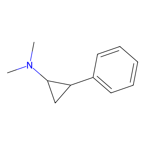 二甲基-(2-苯基环丙基)胺 structure