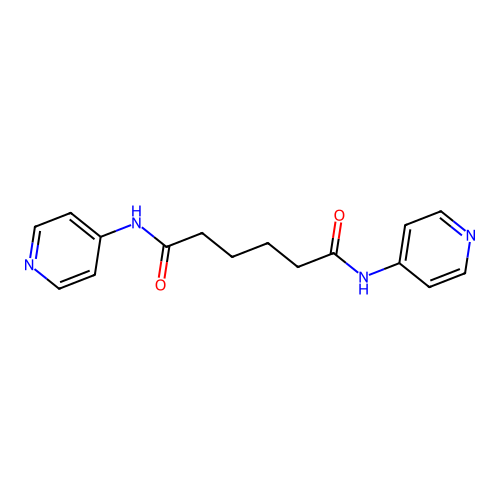 N,N'-di(4-pyridyl)adipoamide structure