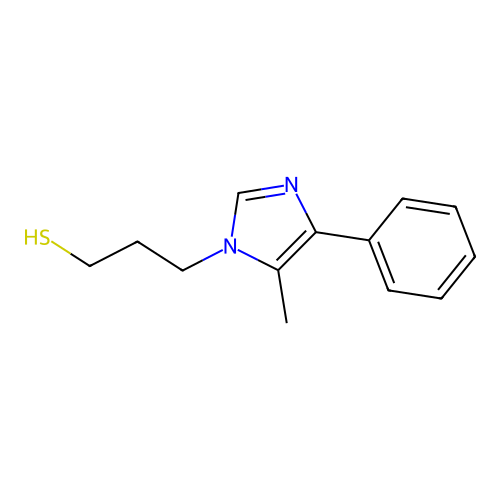 3-(5-Methyl-4-phenylimidazol-1-yl)propane-1-thiol structure