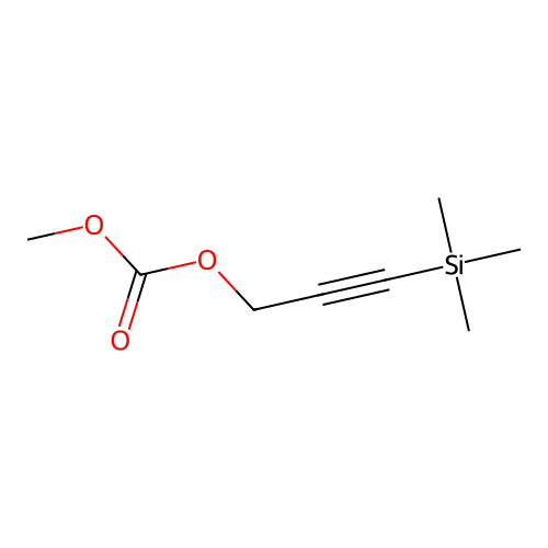 Carbonic acid, methyl 3-(trimethylsilyl)-2-propynyl ester structure