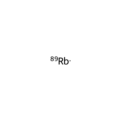 Rubidium, isotope of mass 89 structure