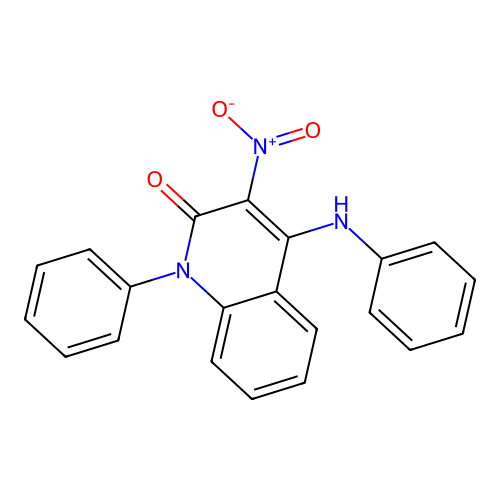 3-Nitro-1-phenyl-4-phenylamino-1H-quinolin-2-one structure