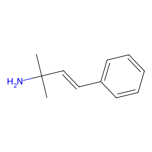 2-Methyl-4-phenylbut-3-en-2-amine structure