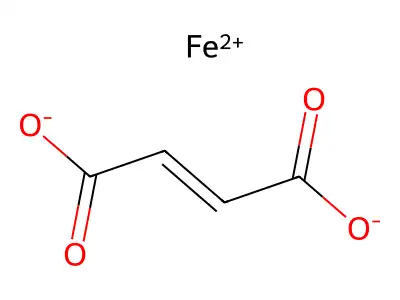 But-2-enedioate;iron(2+) structure