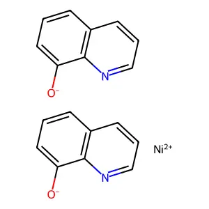 Bis(quinolin-8-olato-N1,O8)nickel structure