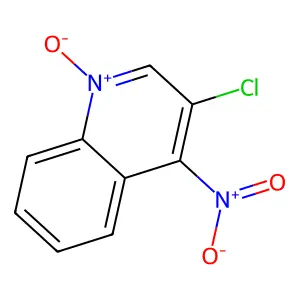 3-氯-4-硝基喹啉1-氧化物 structure