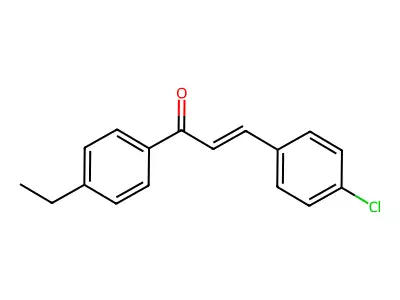 3-(4-Chlorophenyl)-1-(4-ethylphenyl)prop-2-en-1-one structure