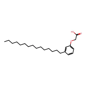 2-(3-Pentadecylphenoxy)acetic acid structure