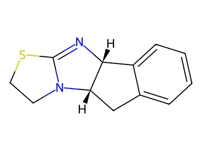 5H-Indeno(1',2':4,5)imidazo(2,1-b)thiazole, 2,3,4a,9b-tetrahydro-, (Z)- structure