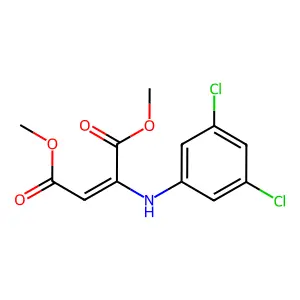2-Butenedioic acid, 2-[(3,5-dichlorophenyl)amino]-, dimethyl ester structure