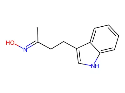 N-[4-(1H-吲哚-3-基)丁-2-亚基]羟胺 structure