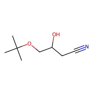 4-(叔丁氧基)-3-羟基丁腈 structure