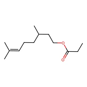 丙酸香茅酯 structure