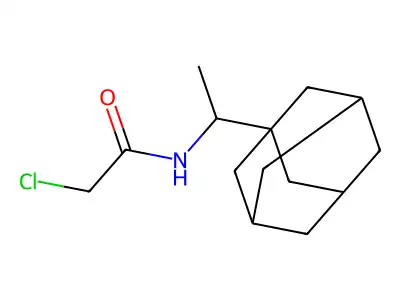 N-(1-Adamantan-1-yl-ethyl)-2-chloro-acetamide structure
