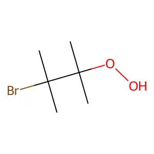 3-Bromo-2,3-dimethylbutane-2-peroxol structure