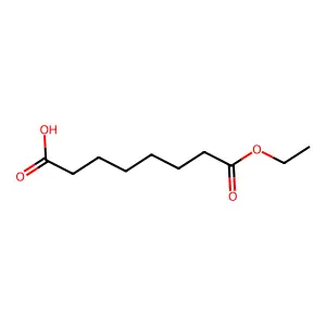 Ethyl hydrogen suberate structure