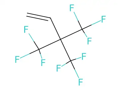 4,4,4-Trifluoro-3,3-bis(trifluoromethyl)-1-butene structure