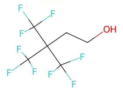 4,4,4-Trifluoro-3,3-bis(trifluoromethyl)-1-butanol structure