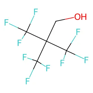 1-Propanol, 3,3,3-trifluoro-bis-2,2-(trifluoromethyl)- structure