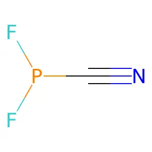 Phosphorocyanidous difluoride structure