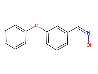 (NZ)-N-[(3-phenoxyphenyl)methylidene]hydroxylamine structure