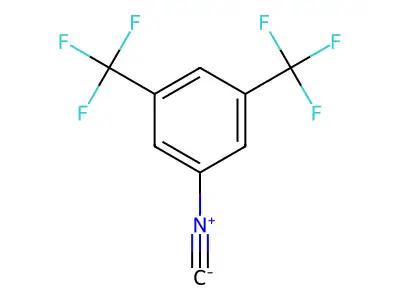 Benzene, 1,3-bis(trifluoromethyl)-5-isocyano- structure