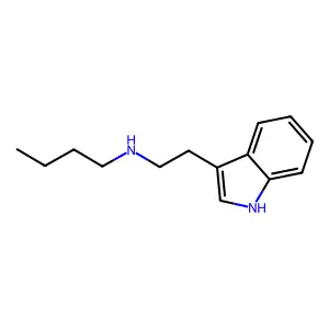 N-丁基-1H-吲哚-3-乙胺 structure
