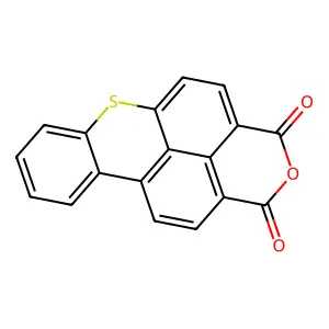 1H,3H-Thioxantheno[2,1,9-def]-2-benzopyran-1,3-dione structure