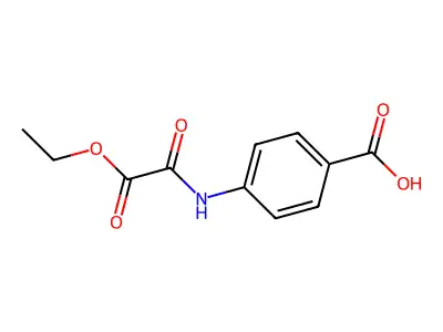 4-(2-Ethoxy-2-oxoacetamido)benzoic acid structure