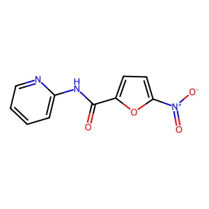 5-nitro-N-(2-pyridyl)furan-2-carboxamide structure