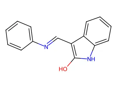 3-(anilinomethylidene)-1H-indol-2-one structure