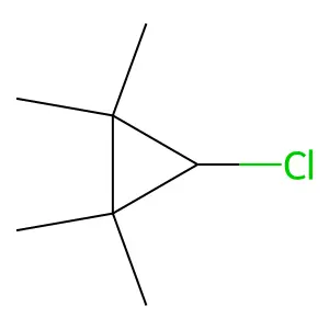3-Chloro-1,1,2,2-tetramethylcyclopropane structure