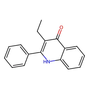 4(1H)-Quinolinone, 3-ethyl-2-phenyl- structure