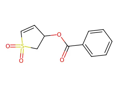 1,1-Dioxo-3-2,3-dihydrothienyl benzoate structure