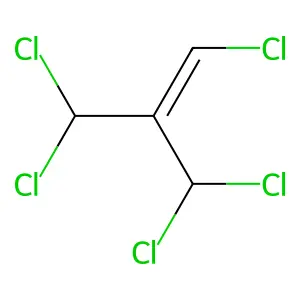 1,3,3-Trichloro-2-(dichloromethyl)propene structure